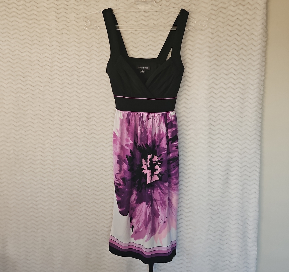 Jodi Kristopher Multicolored Sundress Knee-Length